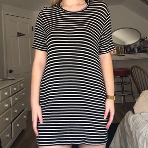 brandy melville striped t-shirt dress
